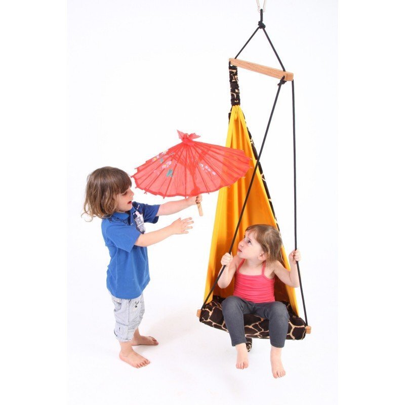 Bērnu šūpuļtīkls Amazonas Hang Mini Giraffe, oranžs/brūns цена и информация | Šūpuļtīkli | 220.lv