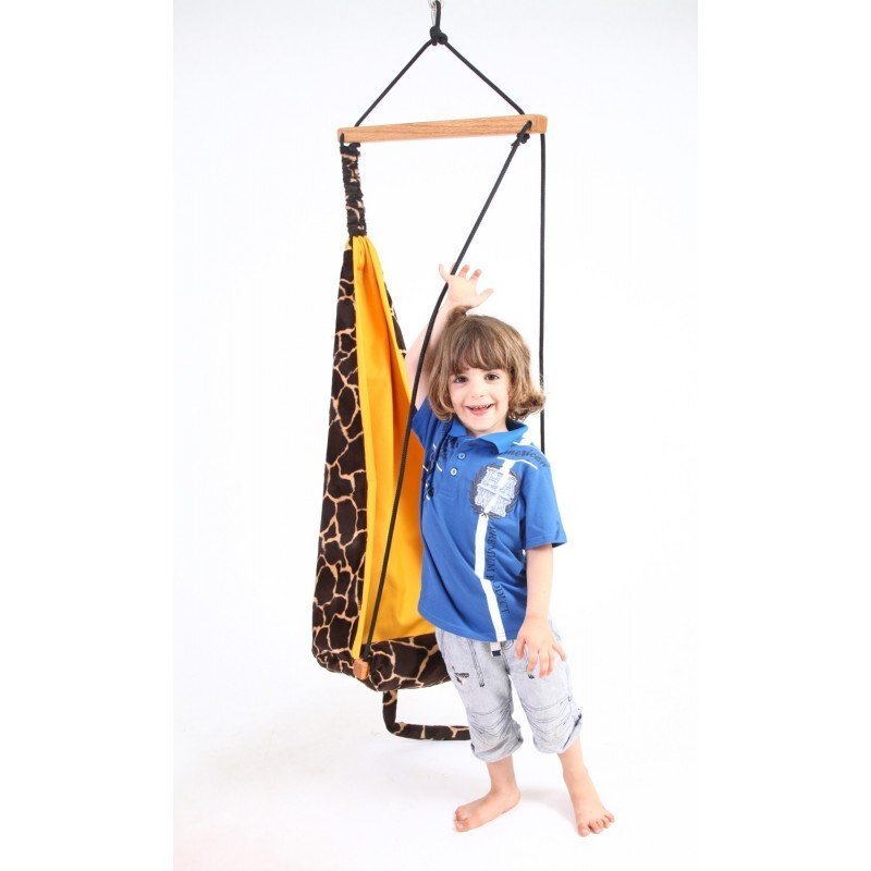 Bērnu šūpuļtīkls Amazonas Hang Mini Giraffe, oranžs/brūns cena un informācija | Šūpuļtīkli | 220.lv