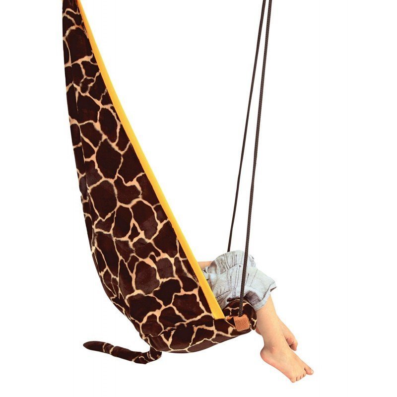 Bērnu šūpuļtīkls Amazonas Hang Mini Giraffe, oranžs/brūns цена и информация | Šūpuļtīkli | 220.lv