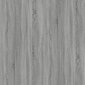 vidaXL galdiņš, pelēka ozolkoka krāsa, 55x38x45 cm, inženierijas koks cena un informācija | Žurnālgaldiņi | 220.lv