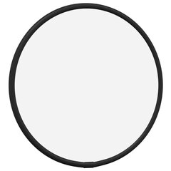 vidaXL sienas spogulis, melns, Ø 20 cm, apaļš цена и информация | Зеркала | 220.lv