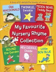 Favourite Nursery Rhyme Collection: A Box of 6 Delightful Books of Verse цена и информация | Книги для малышей | 220.lv