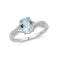 Серебряное (925) кольцо с драгоценными камнями, код ah5665-2 AH5665-2EU-57 цена и информация | Кольца | 220.lv