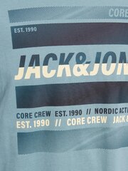 Jack&Jones vīriešu T-krekls 12228434*01, gaiši zils 5715370748876 cena un informācija | Vīriešu T-krekli | 220.lv