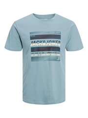 Jack & Jones мужская футболка 12228434*01, голубой 5715370748876 цена и информация | Мужские футболки | 220.lv