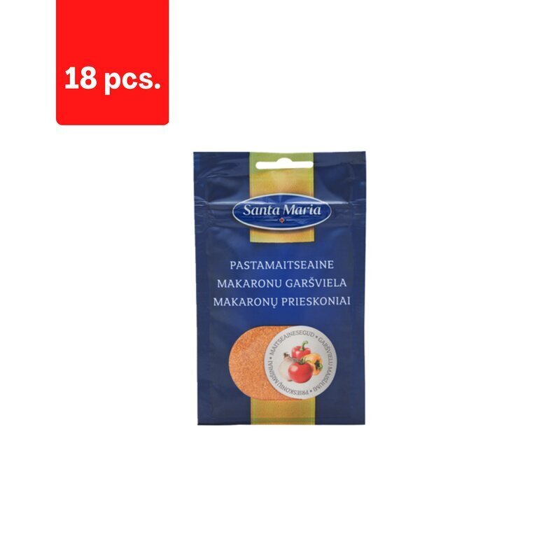 Garšvielas makaroniem Santa Maria, 22 g x 18 gab. цена и информация | Garšvielas, garšvielu komplekti | 220.lv