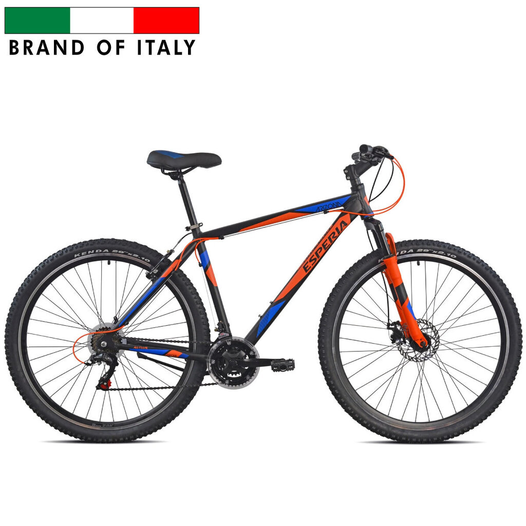 ESPERIA 29" ARIZONA 7050 TY300 44 21V MATT BLACK/ORANGE цена и информация | Velosipēdi | 220.lv