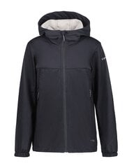 Icepeak bērnu softshell jaka Kingwood 51895-3*990, melns 6438535773955 cena un informācija | Zēnu virsjakas | 220.lv