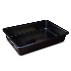 FORMA BLACHA DO PIECZENIA TŁOCZONA 340x230 NON-STICK CZARNA (990-61/2) цена и информация | Кухонные принадлежности | 220.lv