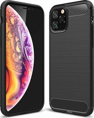 Futrālis Carbon paredzēts iPhone 11 Pro, melns цена и информация | Чехлы для телефонов | 220.lv