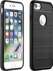 Futrālis Carbon paredzēts iPhone 7 Plus / 8 Plus, melns cena un informācija | Telefonu vāciņi, maciņi | 220.lv