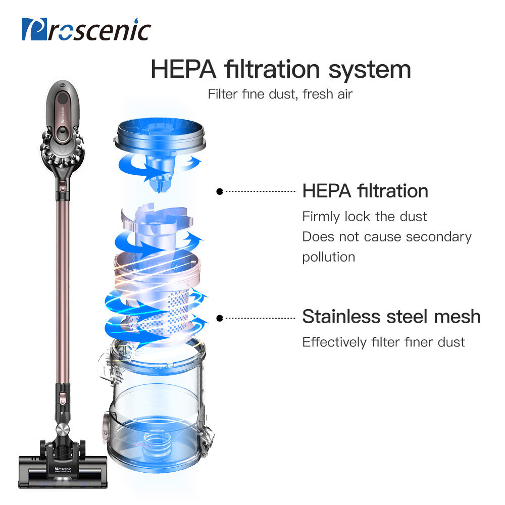 Proscenic P8 Plus cena un informācija | Putekļu sūcēji - slotas | 220.lv