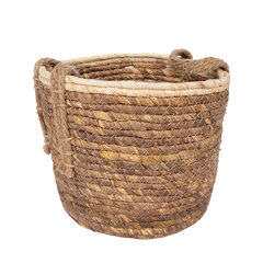 Basket BALI-3, D25xH20cm, natural цена и информация | Ящики для вещей | 220.lv