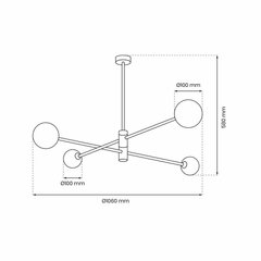 Griestu lampa Dori MLP8418 цена и информация | Потолочные светильники | 220.lv