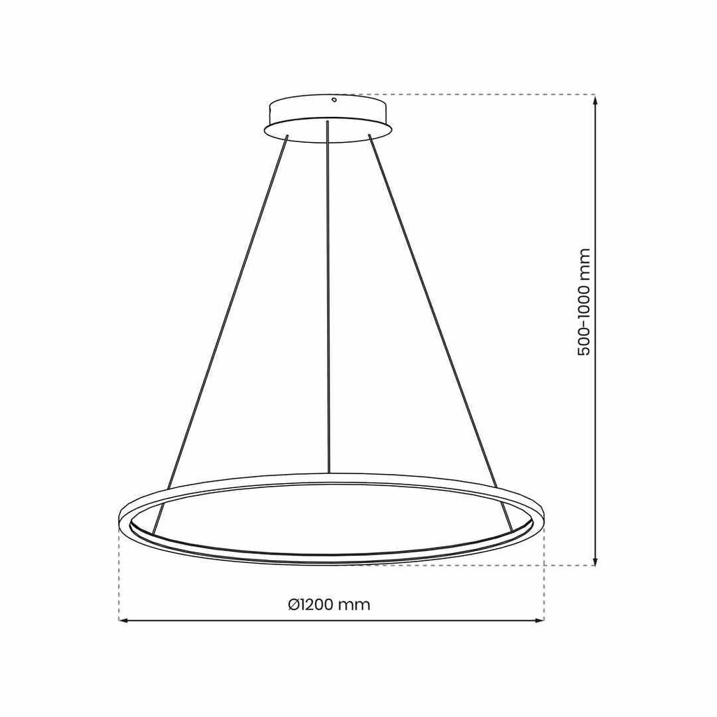 Piekarināma LED lampa Milagro Saturno Black cena un informācija | Piekaramās lampas | 220.lv