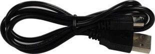USB kabelis — mini USB, 3 metri, melns цена и информация | Кабели для телефонов | 220.lv