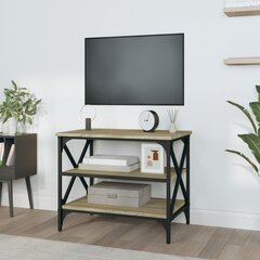 vidaXL TV skapītis, ozolkoka krāsa, 60x40x50 cm, inženierijas koks cena un informācija | TV galdiņi | 220.lv