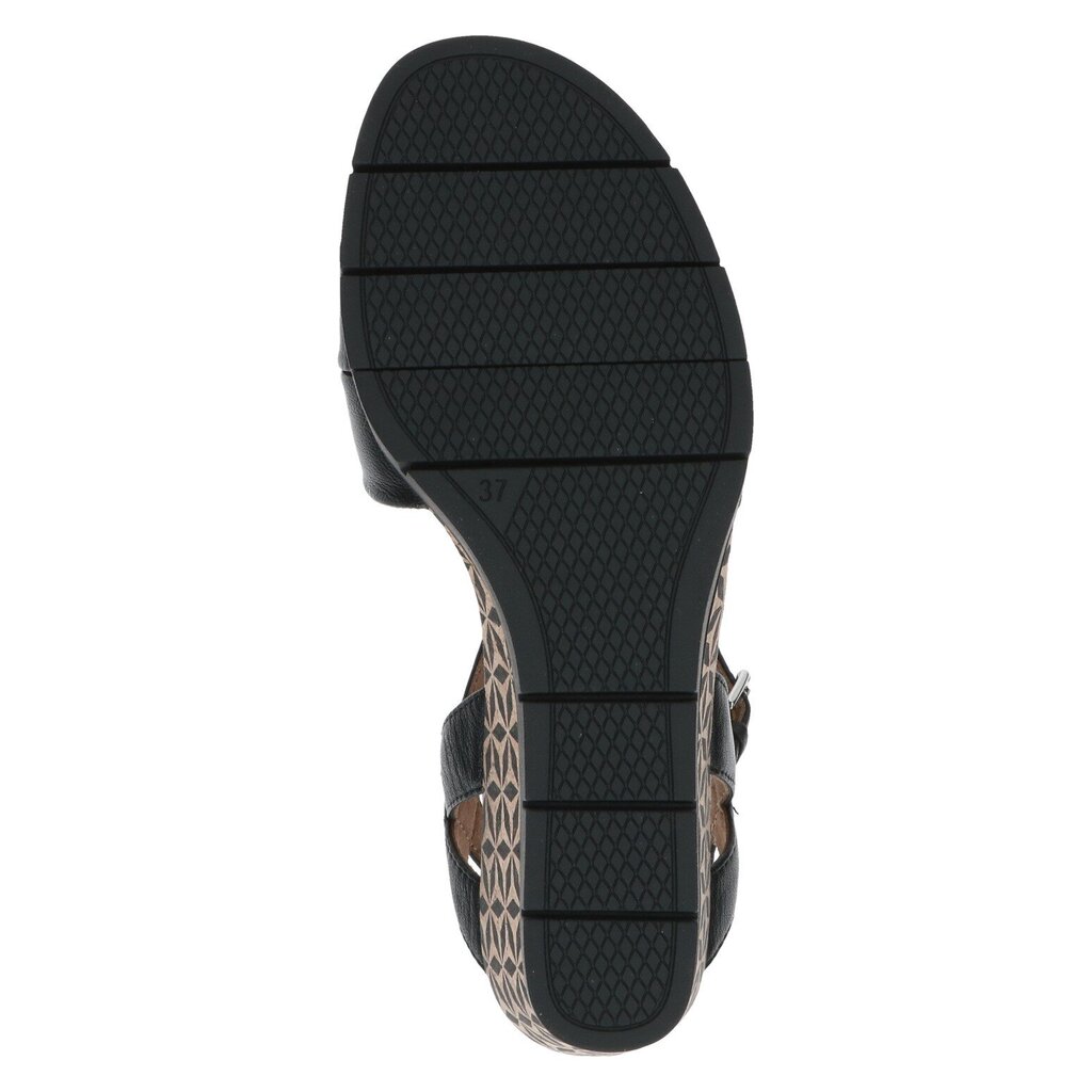 Caprice sieviešu sandales 9-28710 01*20, melns 9-28710*01-041 цена и информация | Sieviešu sandales | 220.lv