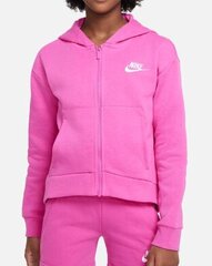 Nike bērnu sporta jaka Club DC7118*623, rozā 196153314627 cena un informācija | Jakas, džemperi, žaketes, vestes meitenēm | 220.lv