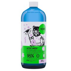Grīdas tīrīšanas līdzeklis ar liepas un citronzāles aromātu Yope Active Green, 1000 ml cena un informācija | Tīrīšanas līdzekļi | 220.lv
