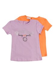 Детская футболка BRUMS Set 2 Jersey Bicolor 520087842 цена и информация | Рубашки для девочек | 220.lv