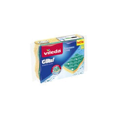 Губка VILEDA Glitzi Always Clean, 2шт. цена и информация | Чистящие средства | 220.lv