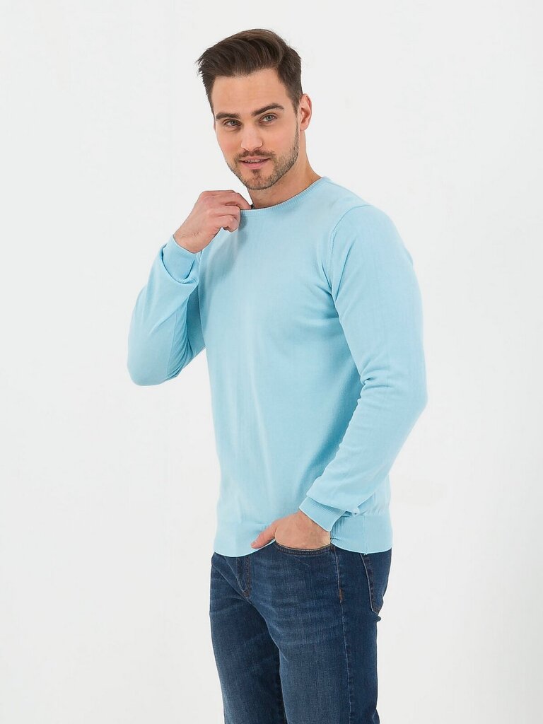 Vīriešu džemperis STORGIO Gaiši zils 563905231 цена и информация | Vīriešu džemperi | 220.lv