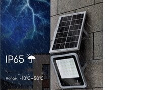 Āra lampa ar saules bateriju, 500 lm 50 W цена и информация | Уличное освещение | 220.lv