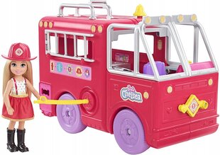 Игровой набор Barbie Chelsea Fire Truck с куклой HCK73 цена и информация | Игрушки для девочек | 220.lv