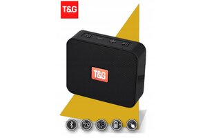 Портативная колонка T&G TG-166 черная цена и информация | Аудиоколонки | 220.lv