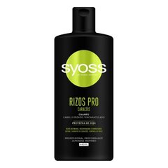 Syoss Šampūns Rizos Pro Syoss (440 ml) cena un informācija | Šampūni | 220.lv