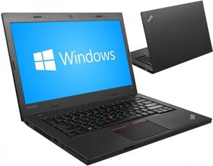 14" Lenovo L470 i5-6200U 16GB 240GB SSD Windows 10 Professional Portatīvais dators цена и информация | Ноутбуки | 220.lv