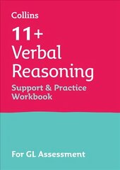 11plus Verbal Reasoning Support and Practice Workbook: For the Gl Assessment 2023 Tests cena un informācija | Grāmatas pusaudžiem un jauniešiem | 220.lv