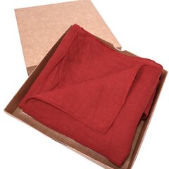 Льняной шарф Norravilla Brick Red цена и информация | <p>Тапочки женские</p>
 | 220.lv