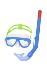 Детская маска для подводного плавания с трубкой Bestway, темно-синяя цена и информация | Маски для дайвинга | 220.lv