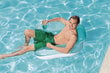Bestway Piepūšamais peldēšanas ritenis ar atzveltni, 102 cm, zils цена и информация | Piepūšamās rotaļlietas un pludmales preces | 220.lv