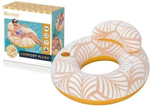 Надувной круг для плавания Bestway, 118 см, оранжевый цена и информация | Надувные и пляжные товары | 220.lv