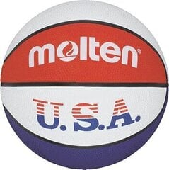 Basketbola bumba Molten BC3R-USA, gumija, zila/balta/sarkana cena un informācija | Basketbola bumbas | 220.lv