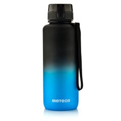 Meteor ūdens pudele 1500 ml black/blue cena un informācija | Ūdens pudeles | 220.lv