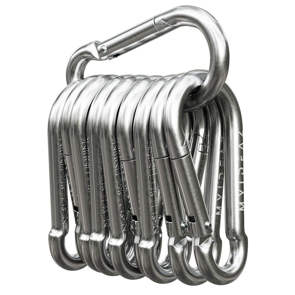 Edge Carabiners 120 kg 60 mm (Atjaunots A+) cena un informācija | Citas tūrisma preces | 220.lv