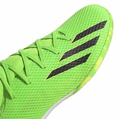 Pieaugušo Iekštelpu Futbola Apavi Adidas X Speedportal 3 Laima zaļa cena un informācija | Futbola apavi | 220.lv
