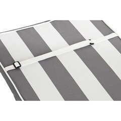 Подушка для стула DKD Home Decor, серый / белый (42 x 4 x 115 cм) цена и информация | Декоративные подушки и наволочки | 220.lv