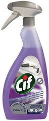 Tīrīšanas un dezinfekcijas līdzeklis CIF 2in1, 750 ml cena un informācija | Tīrīšanas līdzekļi | 220.lv