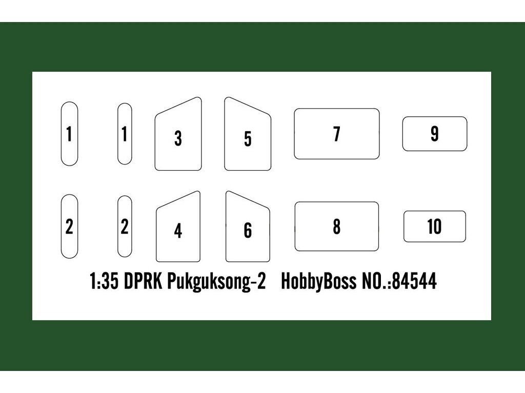 Hobby Boss - DPRK Pukguksong-2, 1/35, 84544 cena un informācija | Konstruktori | 220.lv