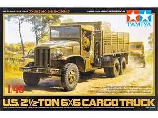 Tamiya - U.S. 2.5 Ton 6x6 Cargo Truck, 1/48, 32548 cena un informācija | Konstruktori | 220.lv