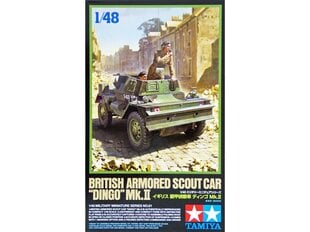 Tamiya - British Armored Scout Car "Dingo" Mk.II, 1/48, 32581 cena un informācija | Konstruktori | 220.lv