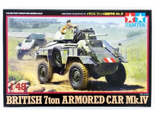 Tamiya - British 7ton Armored Car Mk.IV, 1/48, 32587 цена и информация | Конструкторы и кубики | 220.lv