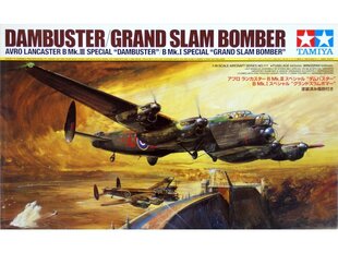 Tamiya - Dambuster/Grand Slam Bomber Avro Lancaster B Mk.III Special "DAMBUSTER"/B Mk.I Special "GRAND SLAM BOMBER", 1/48, 61111 цена и информация | Конструкторы и кубики | 220.lv