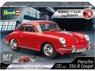 Revell - Porsche 356 Coupe (easy-click), 1/16, 07679 cena un informācija | Konstruktori | 220.lv