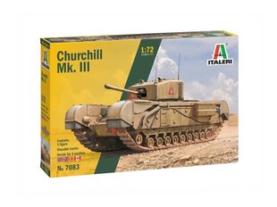 Italeri - Churchill Mk.III, 1/72, 7083 cena un informācija | Konstruktori | 220.lv